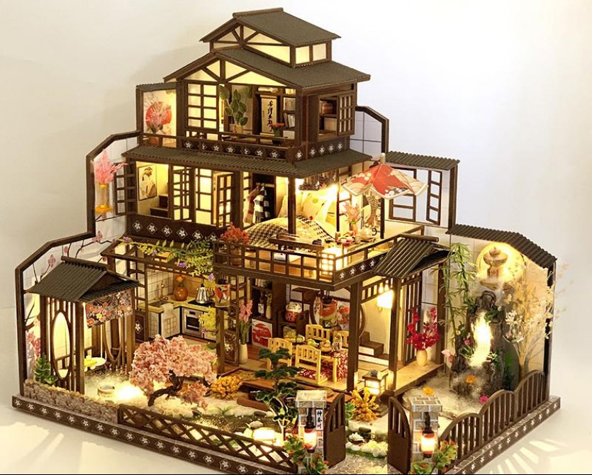 Oriental miniature architecture